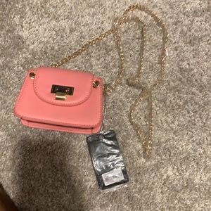 Mini, pink handbag